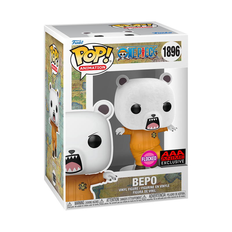 Funko Pop! Animation: One Piece - Bepo Flocked #1896 AAA Anime Exclusive