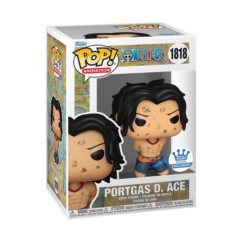 Funko Pop! Animation: One Piece - Portgas D. Ace Execution with Protector #1818 Shop Exclusive