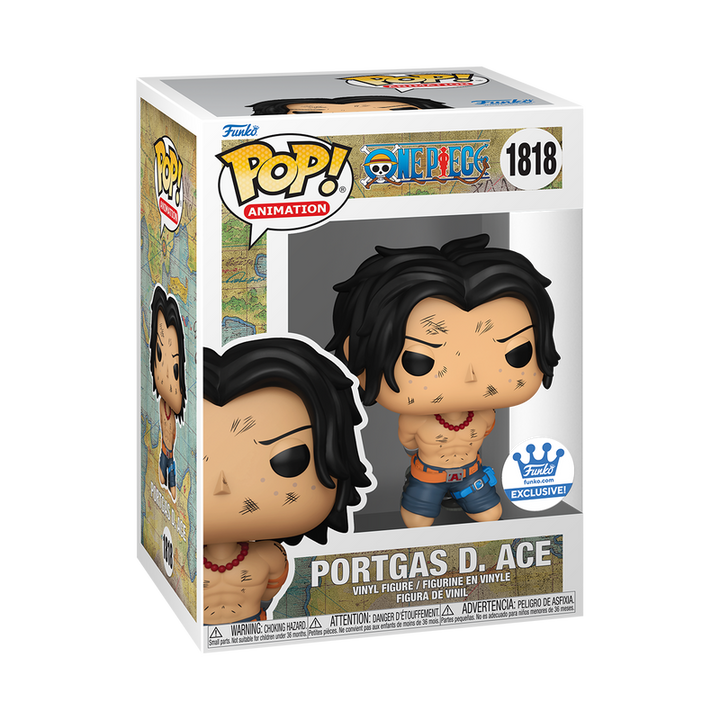 Funko Pop! Animation: One Piece - Portgas D. Ace Execution with Protector #1818 Shop Exclusive