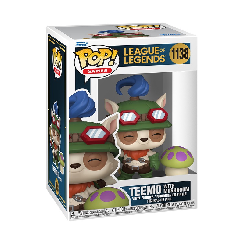 Funko Pop! & Buddy Games: League Of Legends - Buddy Teemo with Mushroom #1138