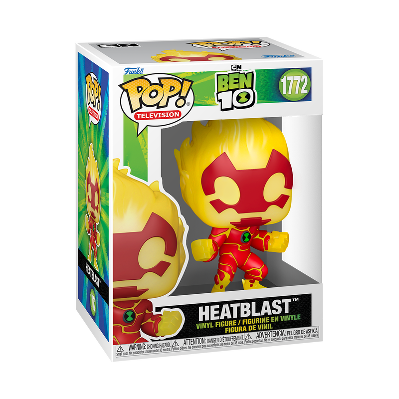 Funko Pop! Television: Cartoon Network Ben 10 - Heatblast #1772