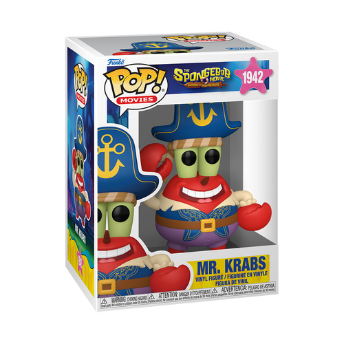 Funko Pop! Movies: The SpongeBob Movie: Search for SquarePants - Mr. Krabs Pirate #1942