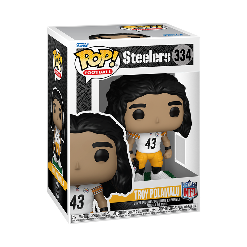 Funko Pop! Football NFL: Pittsburgh Steelers - Troy Polamalu #334