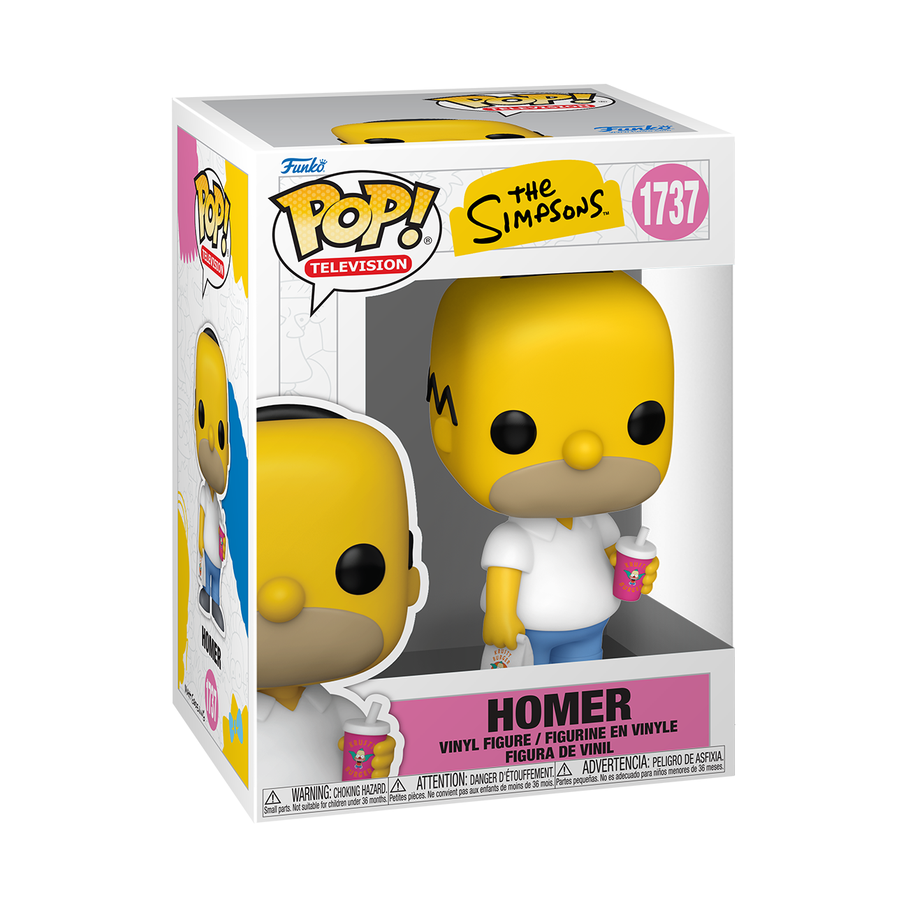 Funko Pop! Animation: The Simpsons - Homer with Krusty Burger #1737