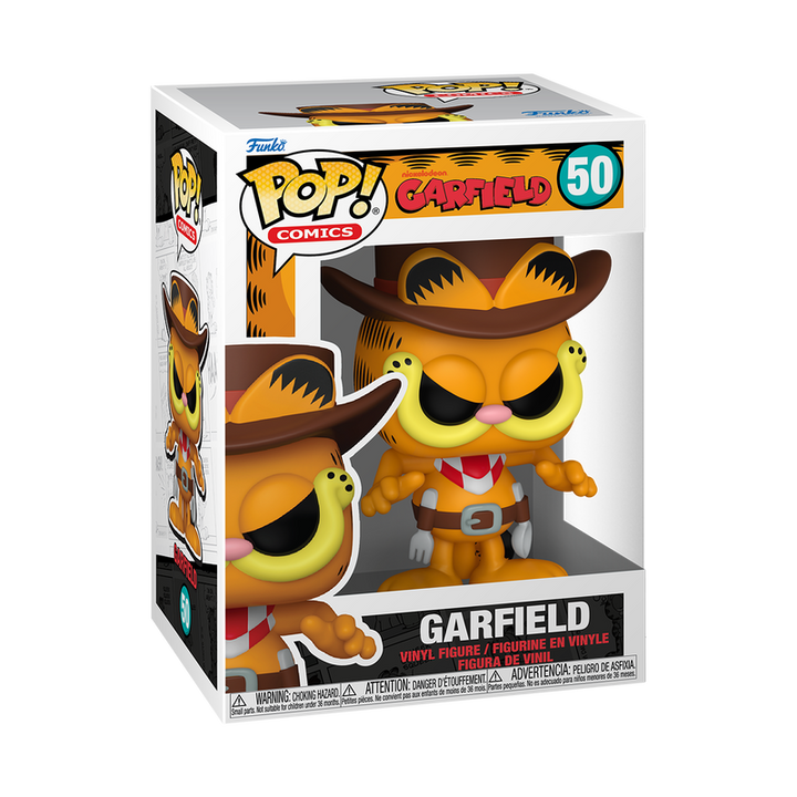 Funko Pop! Comics: Nickelodeon Garfield - Garfield Cowboy #50