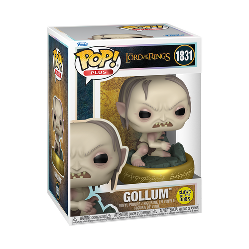 Funko Pop! Plus: The Lord Of The Rings - Gollum #1831 Glow-in-the-dark