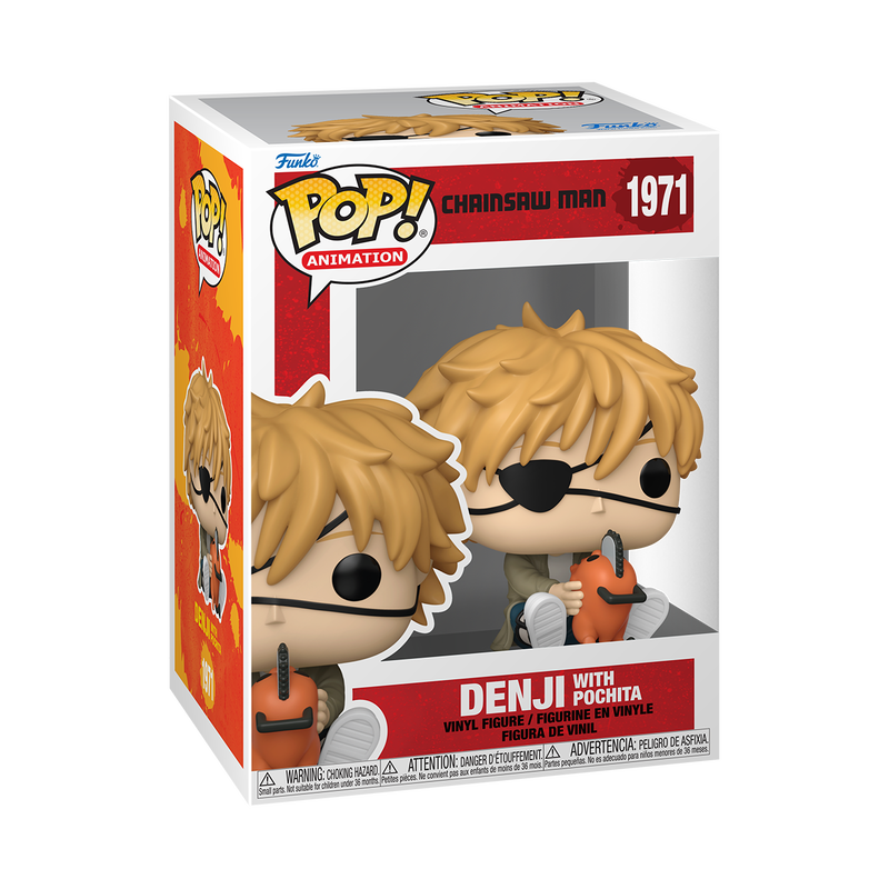 Funko Pop! Animation: Chainsaw Man - Denji with Pochita #1971
