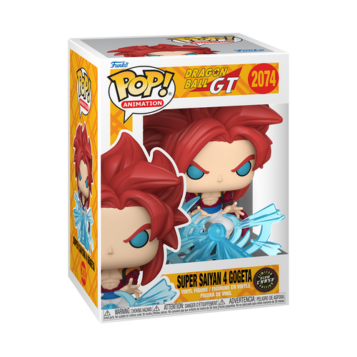 Funko Pop! Animation: Dragon Ball GT - Super Saiyan 4 Gogeta with Energy Blast #2074 Glow-in-the-dark Chase