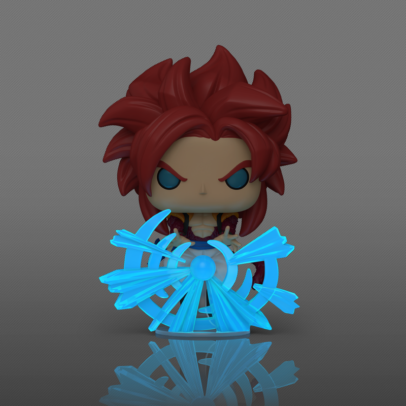 Funko Pop! Animation: Dragon Ball GT - Super Saiyan 4 Gogeta with Energy Blast #2074 Glow-in-the-dark Chase