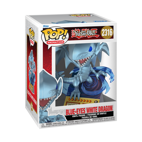 Funko Pop! Premium: Yu-Gi-Oh! - Blue-Eyes White Dragon Card #2316