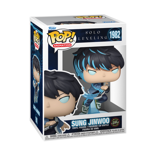 Funko Pop! Animation: Solo Leveling - Sung Jinwoo #1982 Glow-in-the-dark Chase