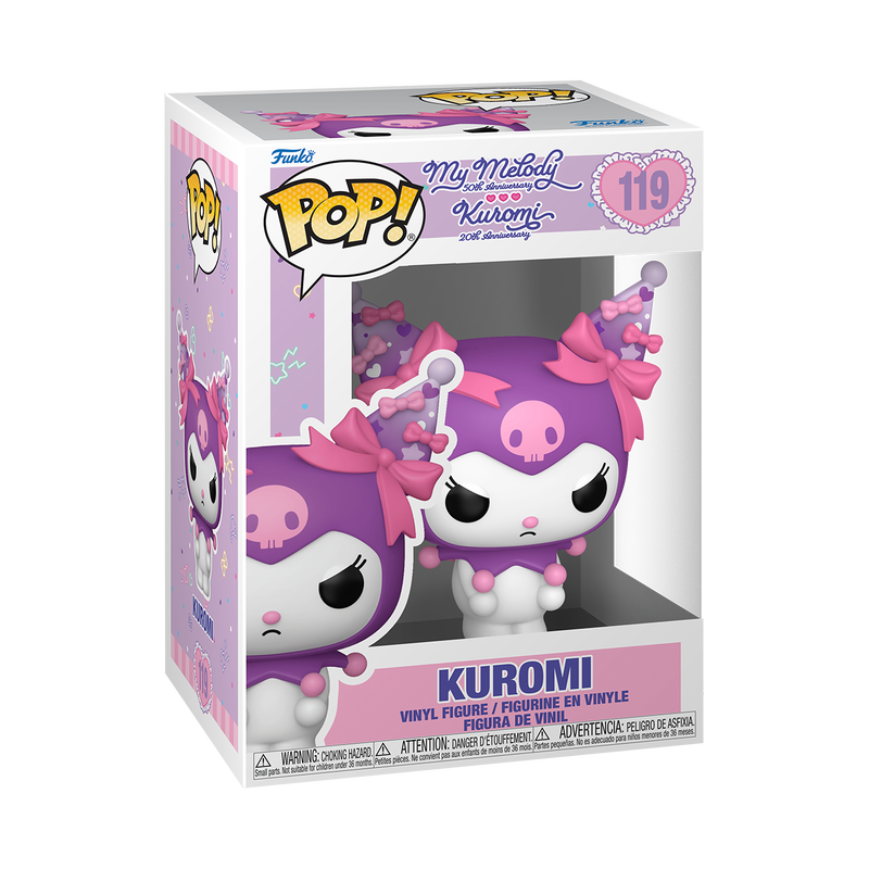 Funko Pop! Sanrio: Kuromi 20th Anniversary - Grumpy Kuromi #119