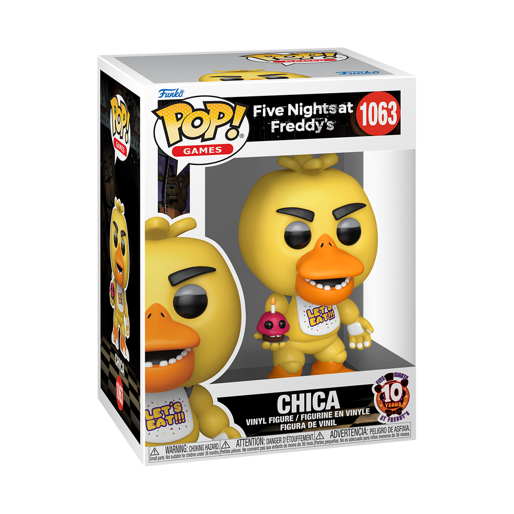 Funko Pop! Games: Five Nights at Freddy's - Chica 10th Anniversary #1063