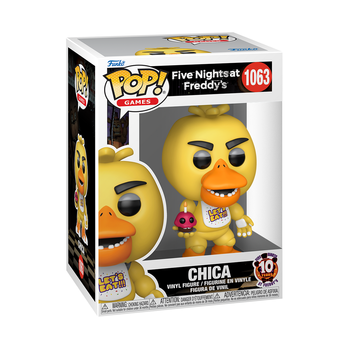Funko Pop! Games: Five Nights at Freddy's - Chica 10th Anniversary #1063
