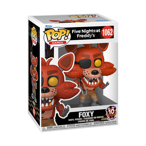Funko Pop! Games: Five Nights at Freddy's - 10th Anniversary Foxy #1062