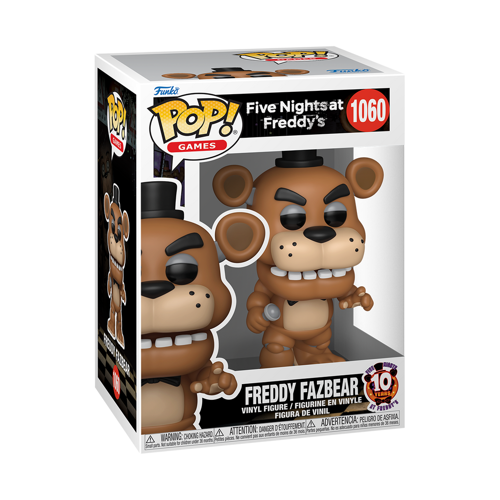 Funko Pop! Games: Five Nights at Freddy's - Freddy Fazbear 10th Anniversary #1060