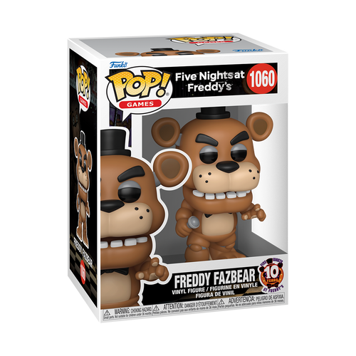 Funko Pop! Games: Five Nights at Freddy's - Freddy Fazbear 10th Anniversary #1060