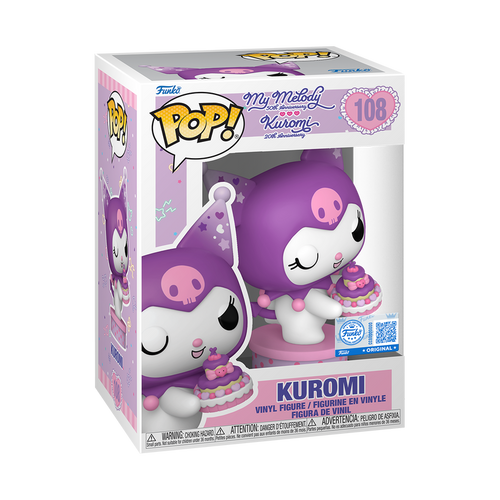 Funko Pop! Sanrio: Kuromi 20th Anniversary - Kuromi with Cake #108