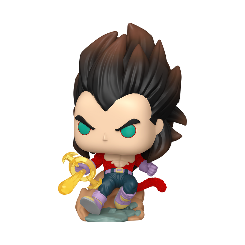 Funko Pop! Animation: Dragon Ball GT - Super Saiyan 4 Vegeta Flocked #2078 Exclusive