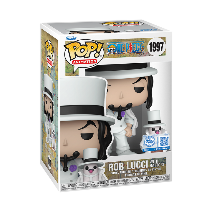 Funko Pop! Animation: One Piece - Rob Lucci with Hattori #1997 Toy Temple Exclusive