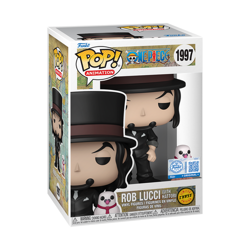 Funko Pop! Animation: One Piece - Rob Lucci in Black Suit with Hattori #1997 Chase Toy Temple Exclusive