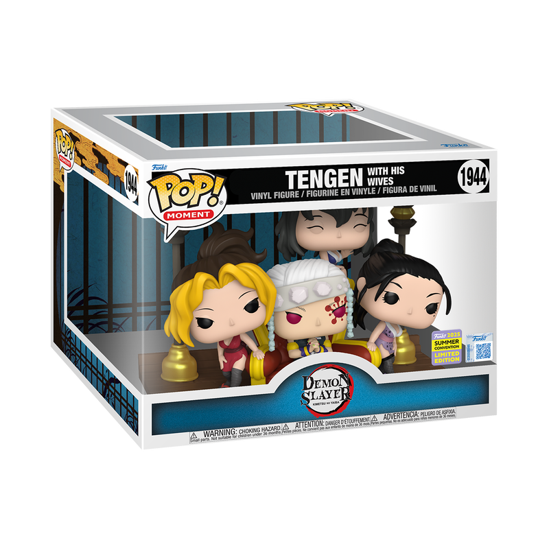 Funko Pop! Moment: Demon Slayer: Kimetsu no Yaiba - Tengen with His Wives #1944 2025 Summer Convention Exclusive