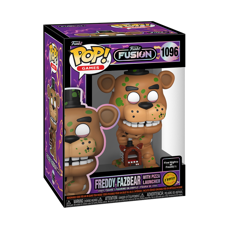 Funko Fusion Pop! Games: Five Nights at Freddy's - Freddy Fazbear with Pizza Launcher Zombie #1096 Chase