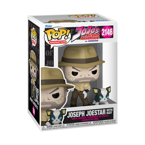 Funko Pop! & Buddy Animation: JoJo's Bizarre Adventure - Joseph Joestar with Iggy #2146