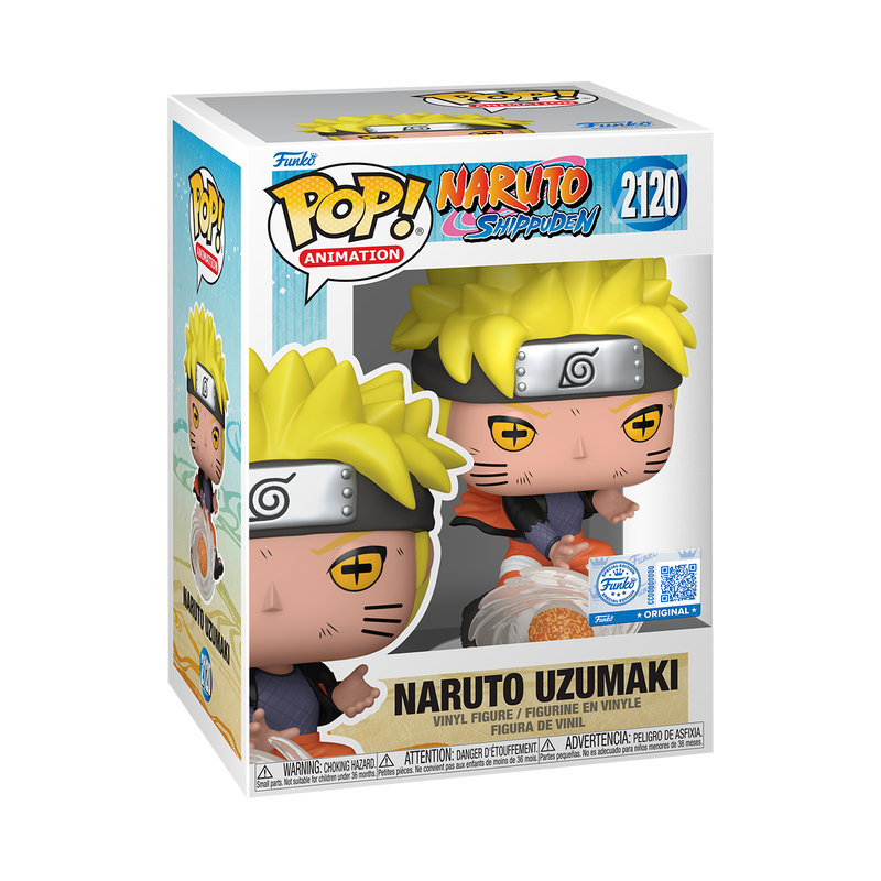 Funko Pop! Animation: Naruto Shippuden - Naruto Uzumaki Lava Release Rasenshuriken #2120 Exclusive