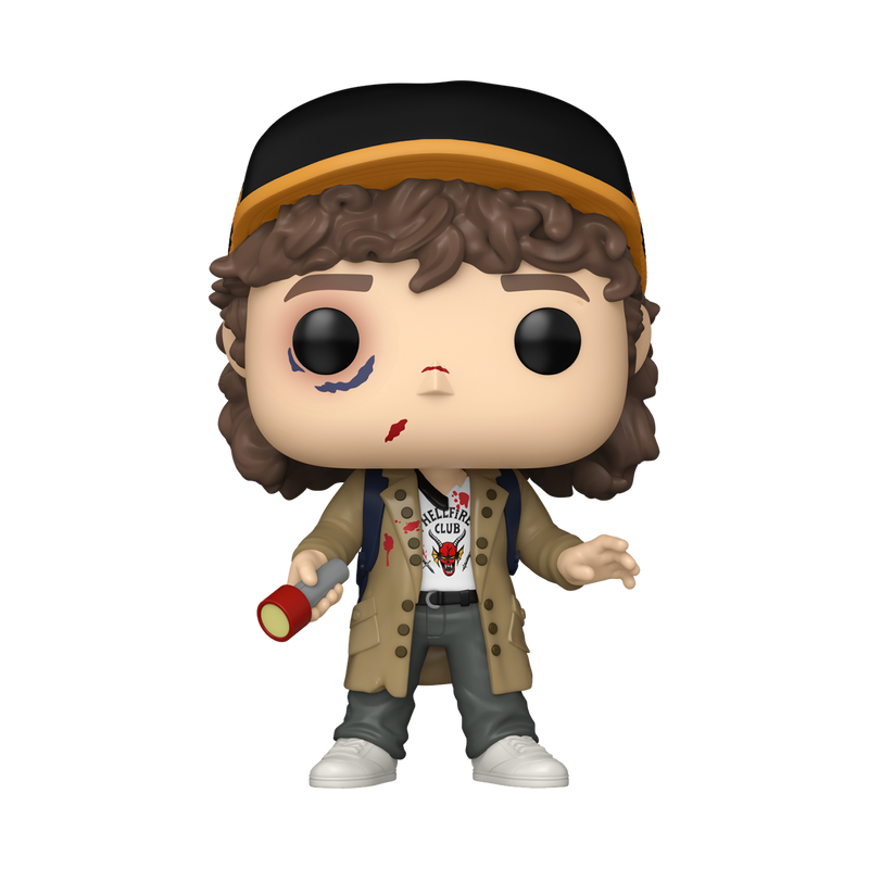 Funko Pop! Television: Netflix Stranger Things - Dustin Henderson Battle Damaged #1800 Exclusive