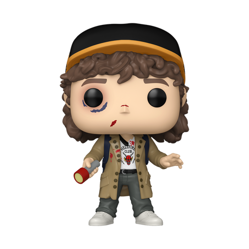 Funko Pop! Television: Netflix Stranger Things - Dustin Henderson Battle Damaged #1800 Exclusive