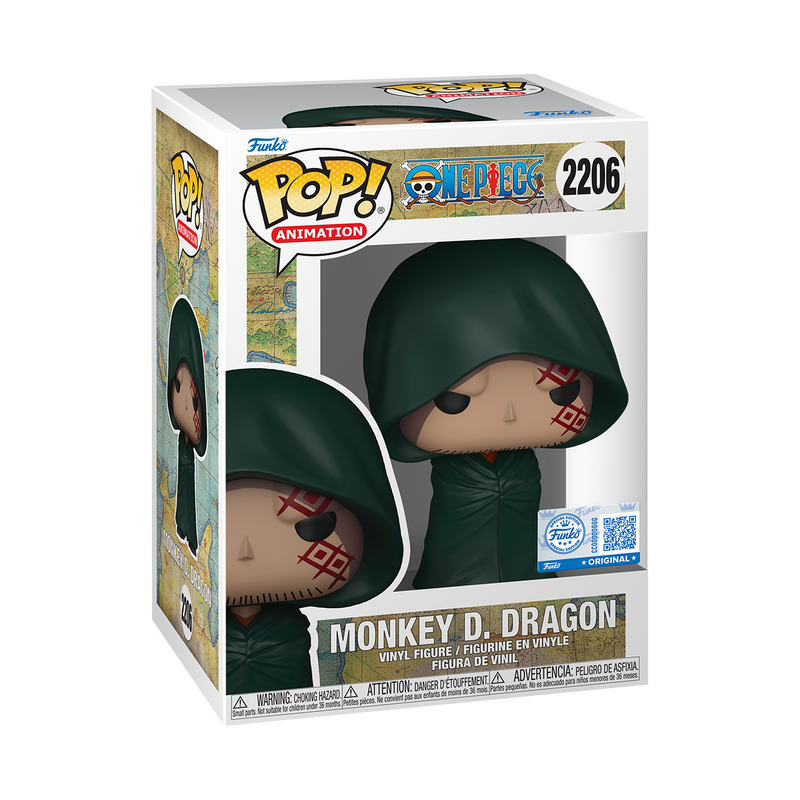 Funko Pop! Animation: One Piece - Monkey D. Dragon #2206 Exclusive