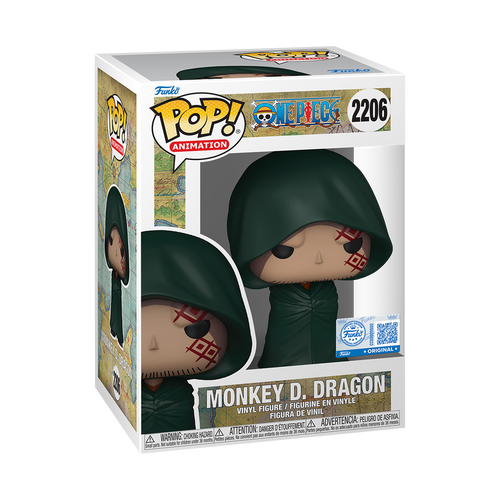 Funko Pop! Animation: One Piece - Monkey D. Dragon #2206 Exclusive