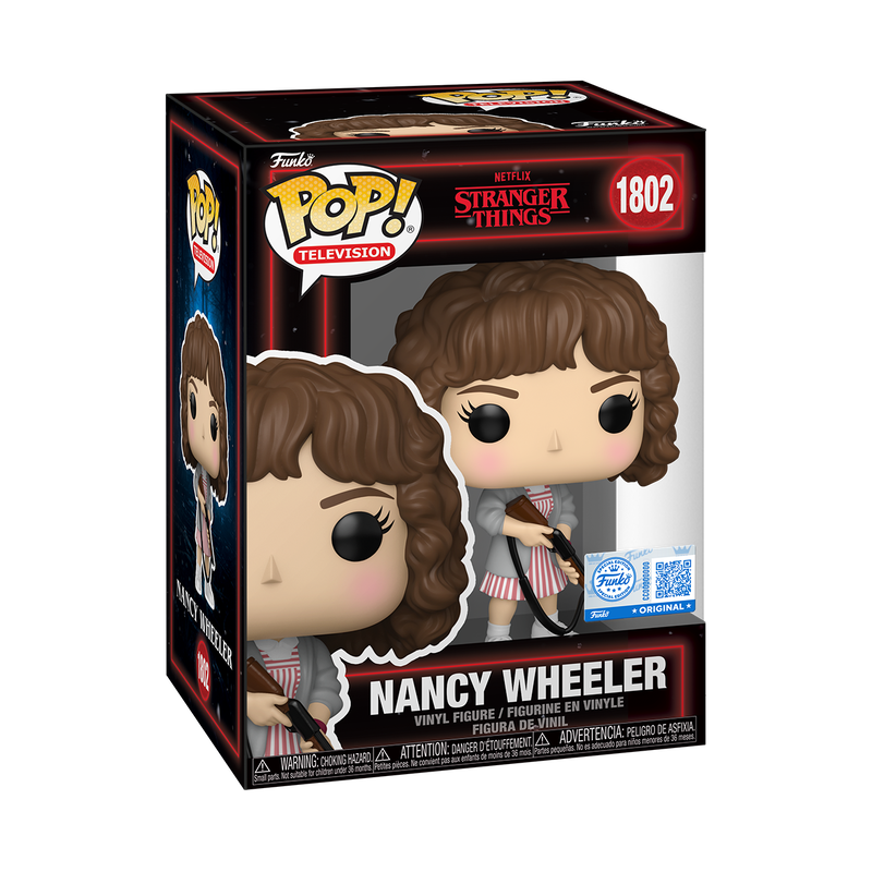 Funko Pop! Television: Netflix Stranger Things - Nancy Wheeler with Shotgun #1802 Exclusive