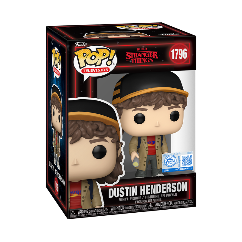 Funko Pop! Television: Netflix Stranger Things - Dustin Henderson with Flashlight #1796 Exclusive