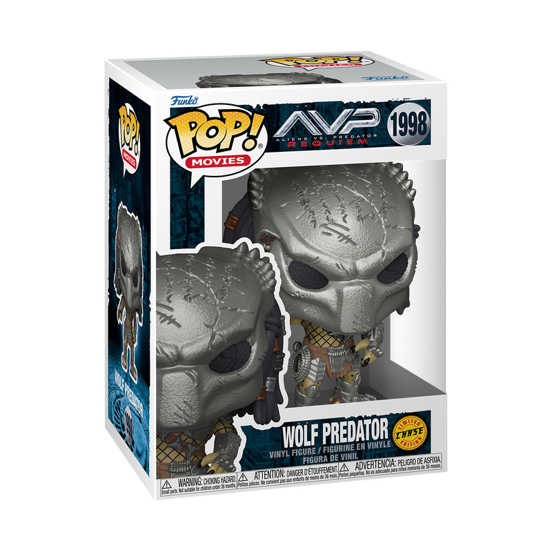 Funko Pop! Movies: Aliens vs. Predator: Requiem - Wolf Predator Masked #1998 Chase