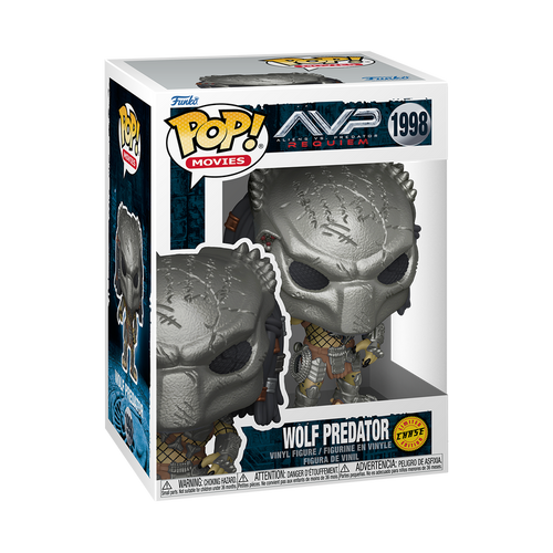 Funko Pop! Movies: Aliens vs. Predator: Requiem - Wolf Predator Masked #1998 Chase