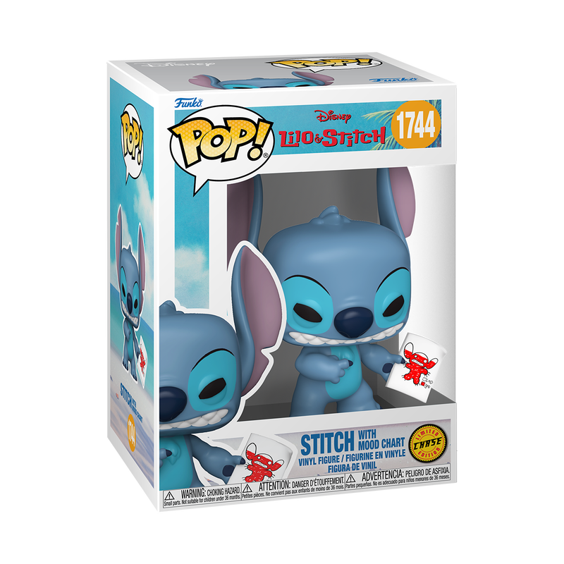 Funko Pop! Disney: Lilo & Stitch - Angry Stitch with Mood Chart #1744 Chase