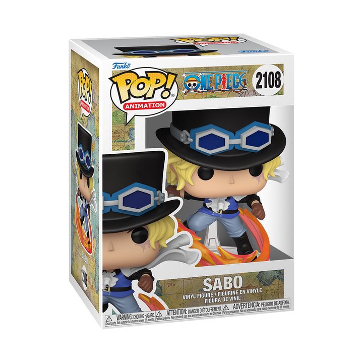 Funko Pop! Animation: One Piece - Sabo Attacking with Pipe #1718