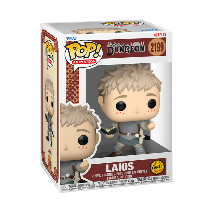 Funko Pop! Animation: Delicious In Dungeon - Laios with the Dungeon Gourmet Guide #2199 Chase