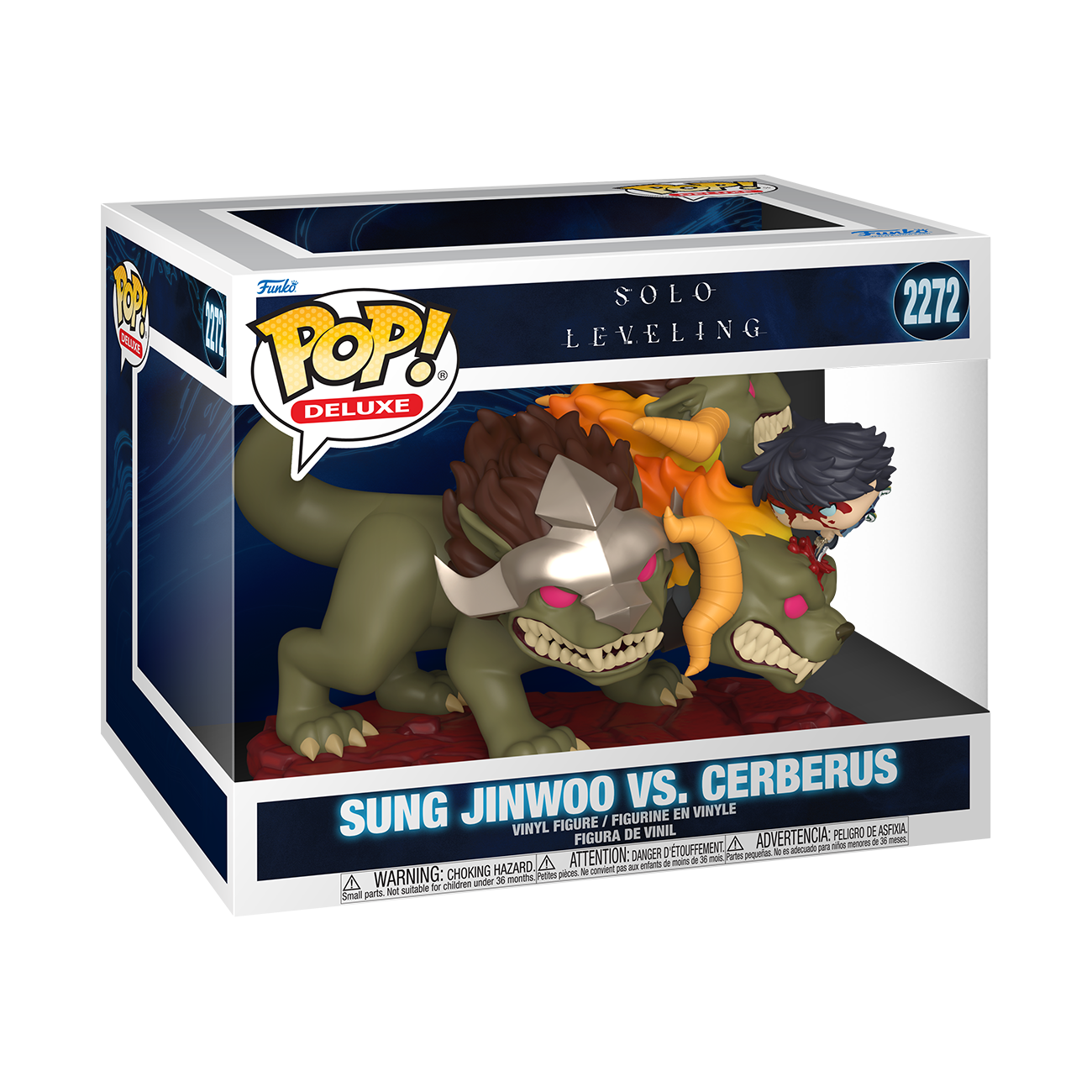 Funko Pop! Deluxe: Solo Leveling - Sung Jinwoo vs. Cerberus #2272