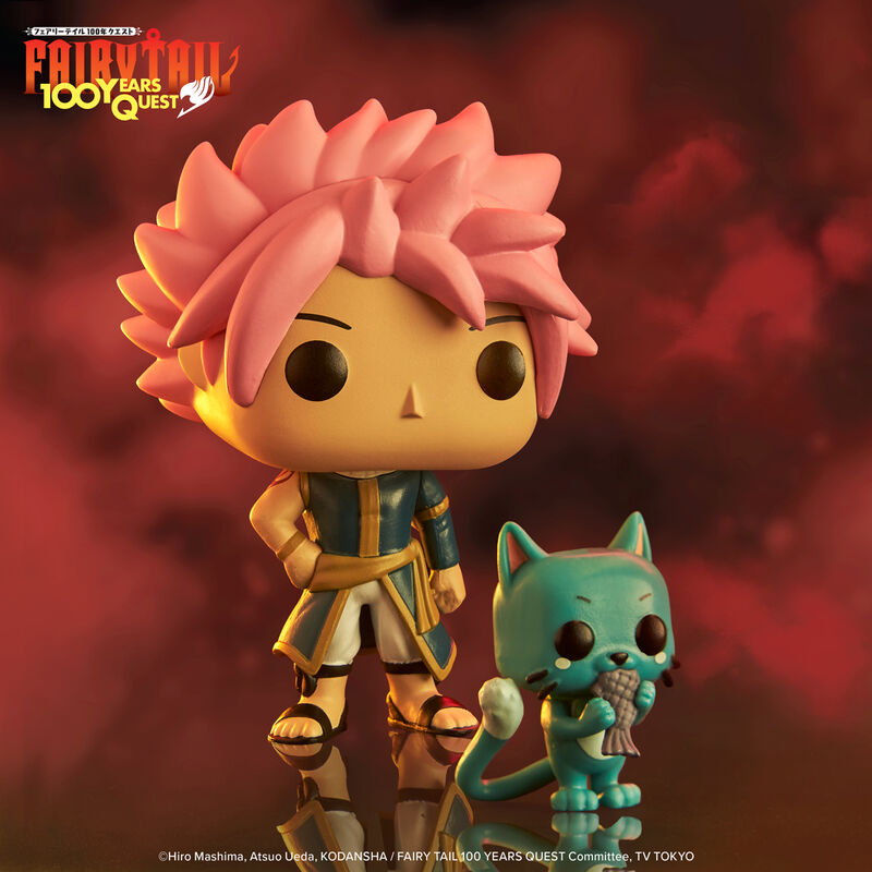 Funko Pop! & Buddy Animation: Fairy Tail: 100 Years Quest - Natsu with Happy #2285