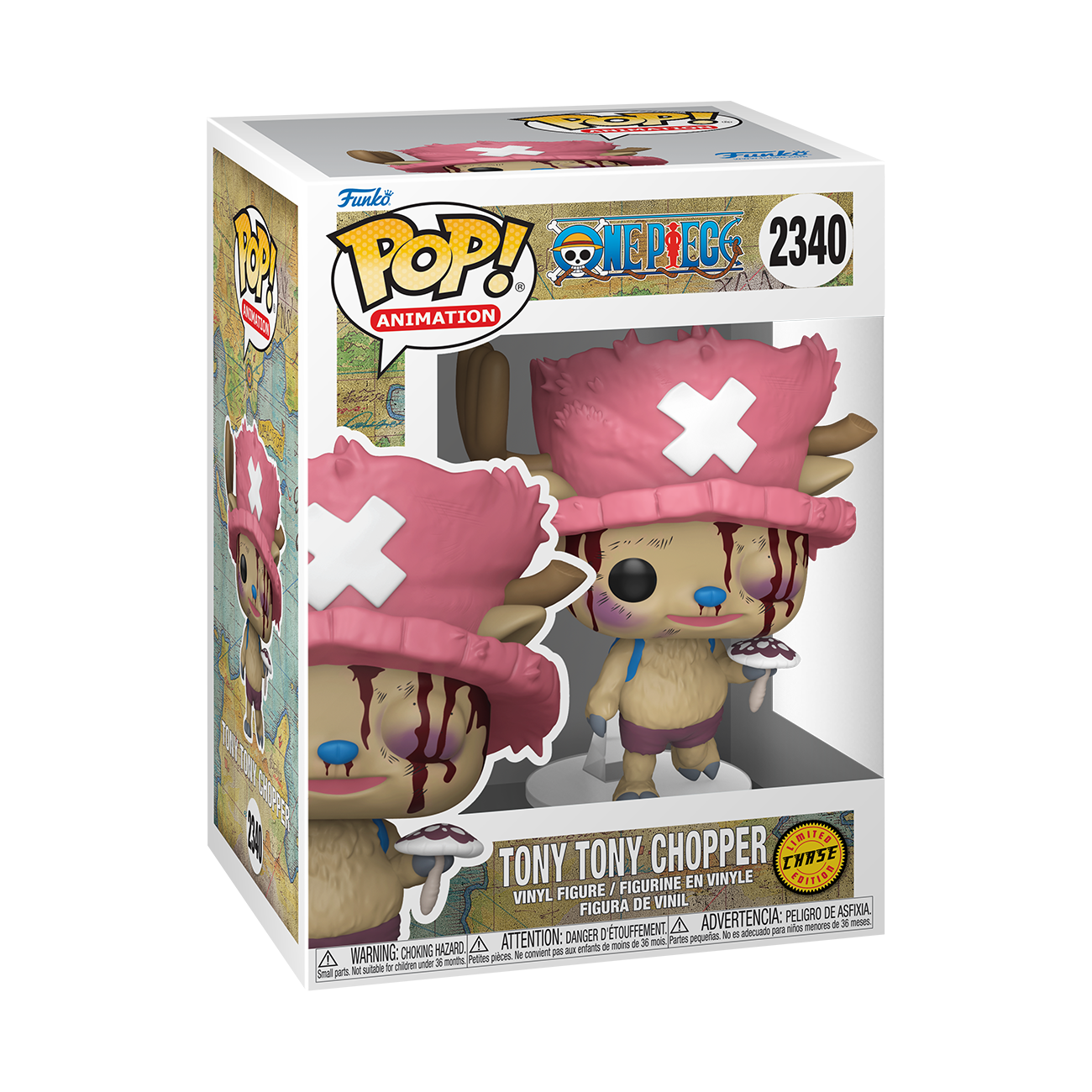 Funko Pop! Animation: One Piece - Tony Tony Chopper with Amiudake Mushroom #2340 Chase