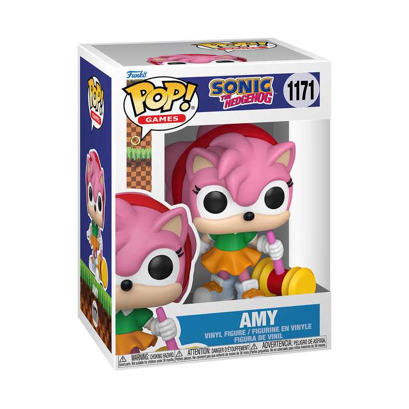 Funko Pop! Games: Sonic the Hedgehog - Amy Rose with Piko Hammer #1171