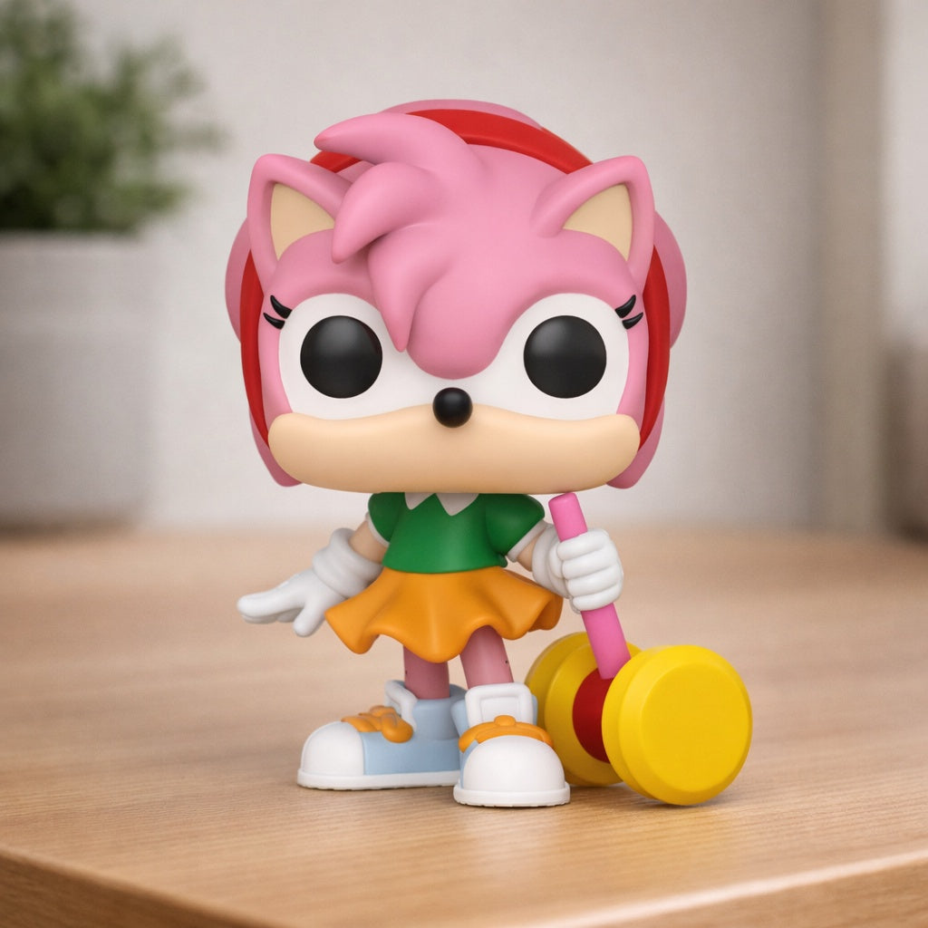 Funko Pop! Games: Sonic the Hedgehog - Amy Rose with Piko Hammer #1171