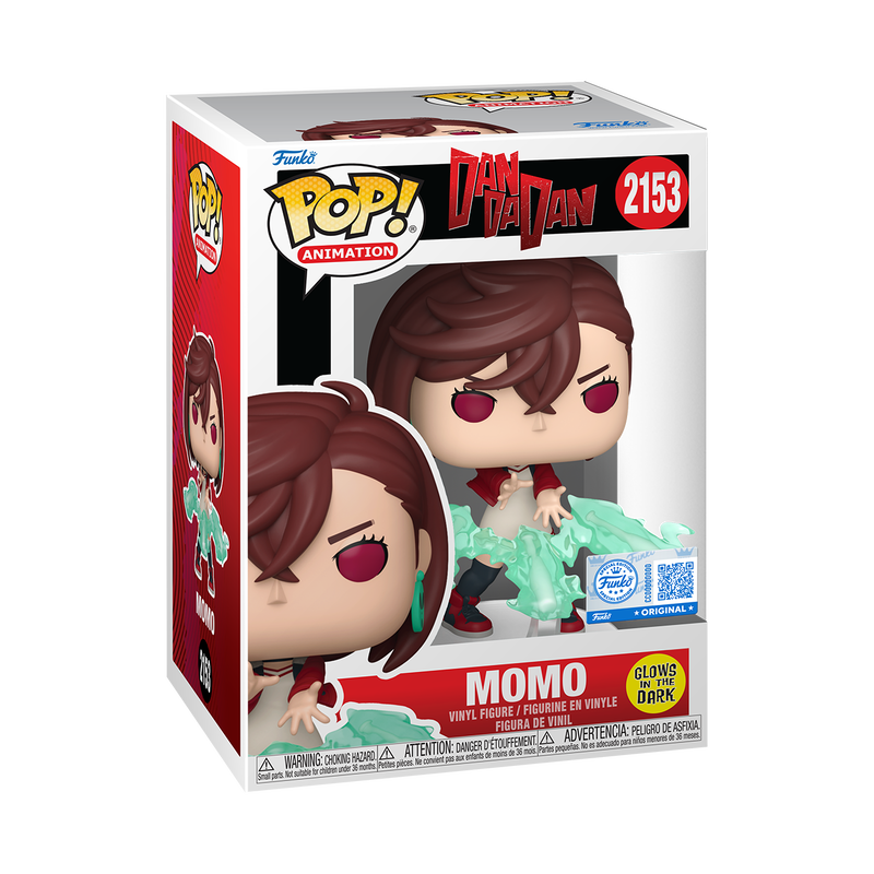 Funko Pop! Animation: Dan Da Dan - Momo #2153 Glow-in-the-dark Exclusive