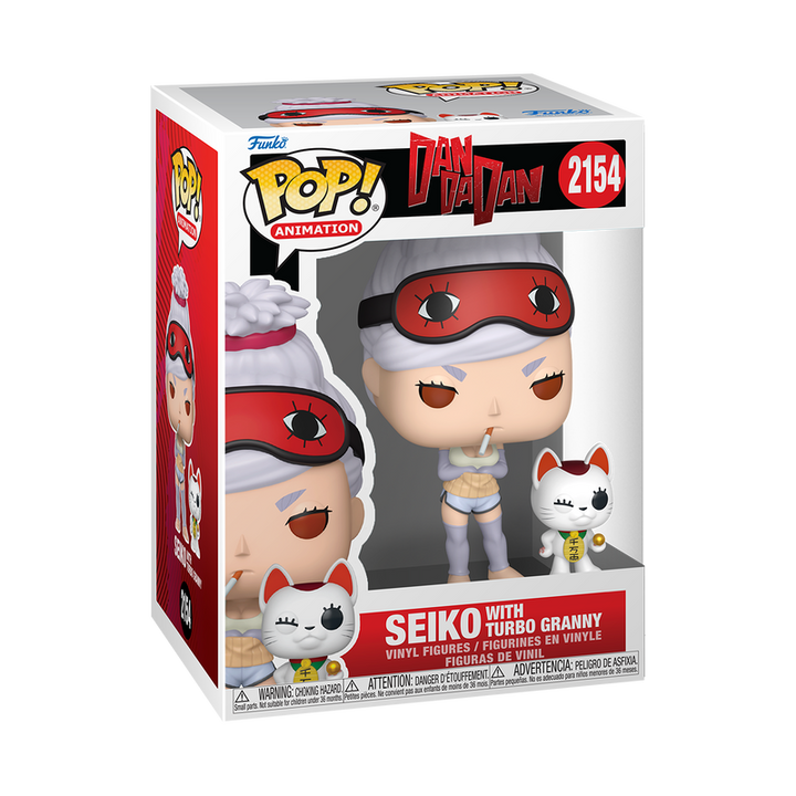 Funko Pop! &amp; Buddy Animation: Dan Da Dan - Seiko with Turbo Granny 