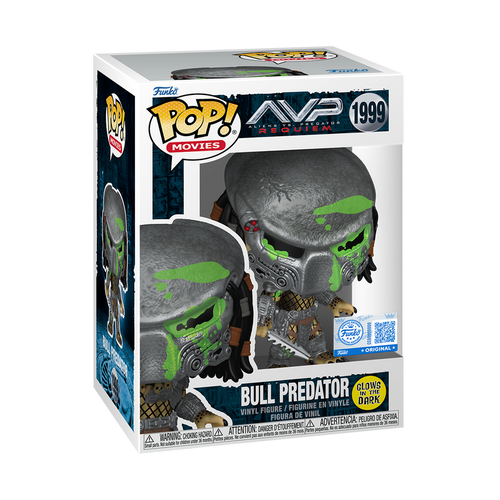 Funko Pop! Movies: Aliens vs. Predator: Requiem - Bull Predator Bloody Glow-in-the-Dark #1999 AE Exclusive