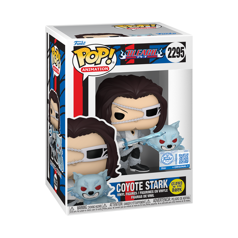 Funko Pop! & Buddy Animation: Bleach - Coyote Stark #2295 Glow-in-the-dark GameStop Exclusive