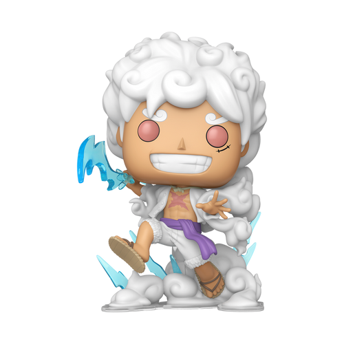 Funko Pop! Animation: One Piece - Monkey D. Luffy Gear Five #2177 Glow-in-the-dark GameStop Exclusive